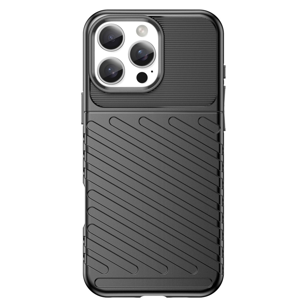  iPhone 16 Pro Max Skal Twill Textur Svart