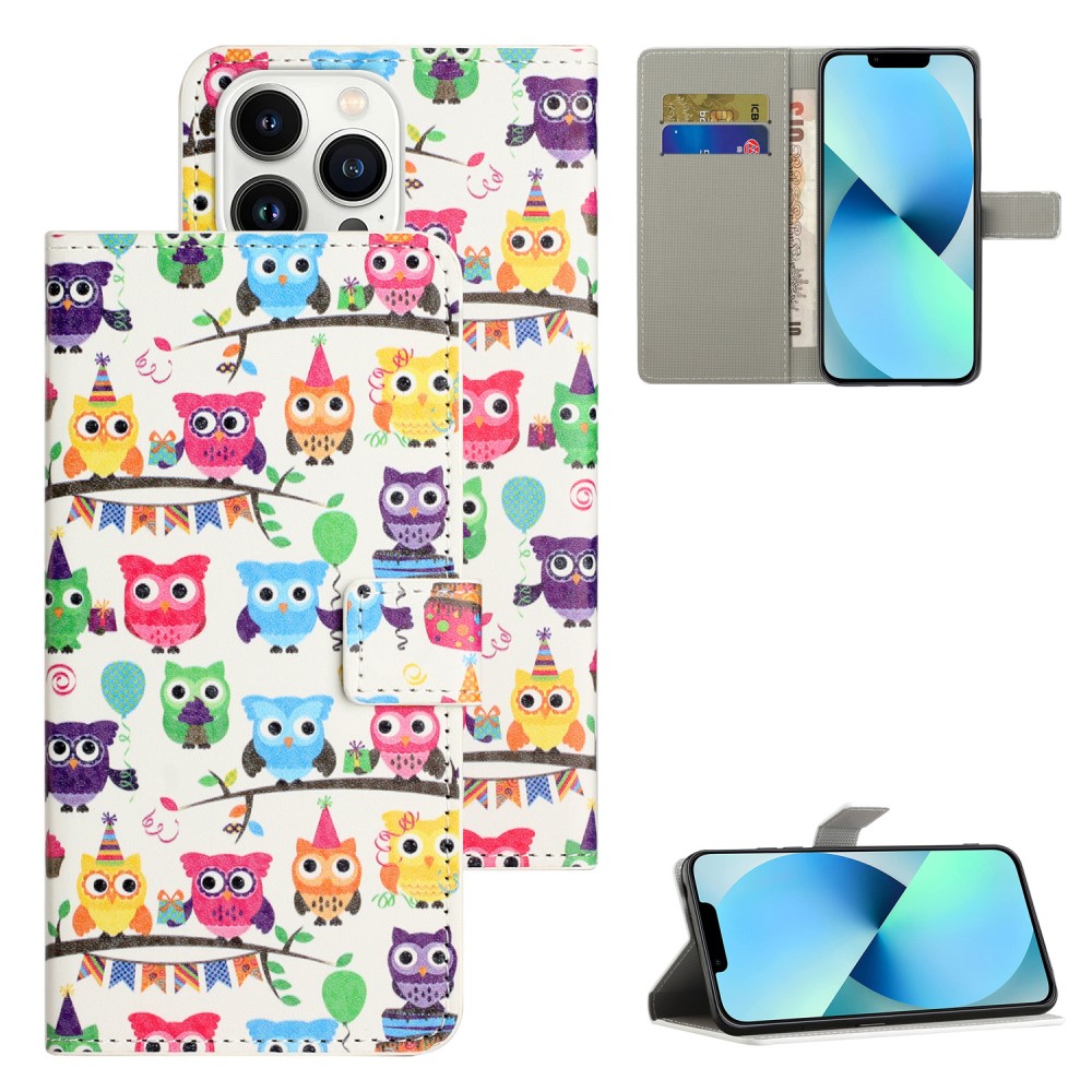  iPhone 16 Pro Fodral Med Tryck Ugglor