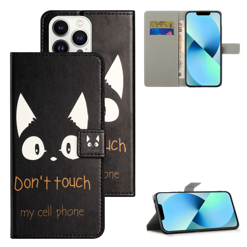  iPhone 16 Pro Max Fodral Med Tryck Dont Touch Katt