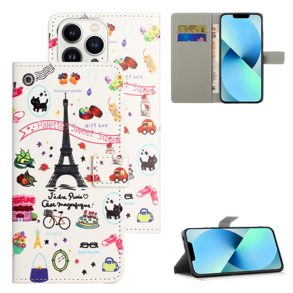  iPhone 16 Pro Max Fodral Med Tryck Eiffeltornet