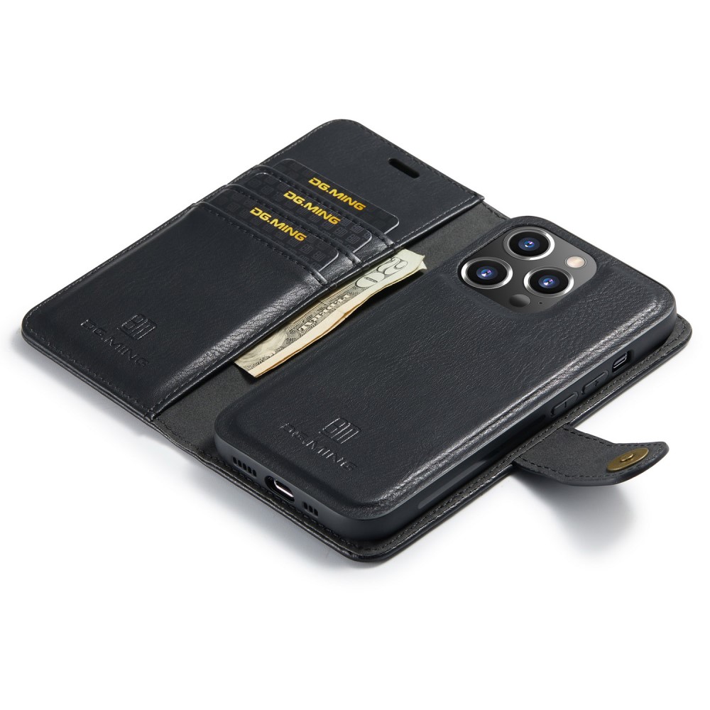 DG.MING DG.MING iPhone 16 Pro Fodral 2in1 Magnet Svart