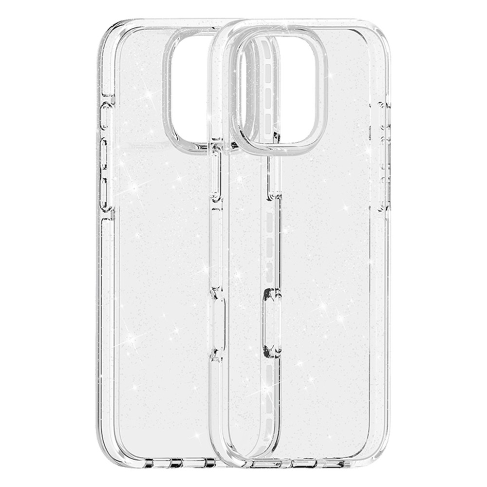  iPhone 16 Pro Skal Glitter Transparent