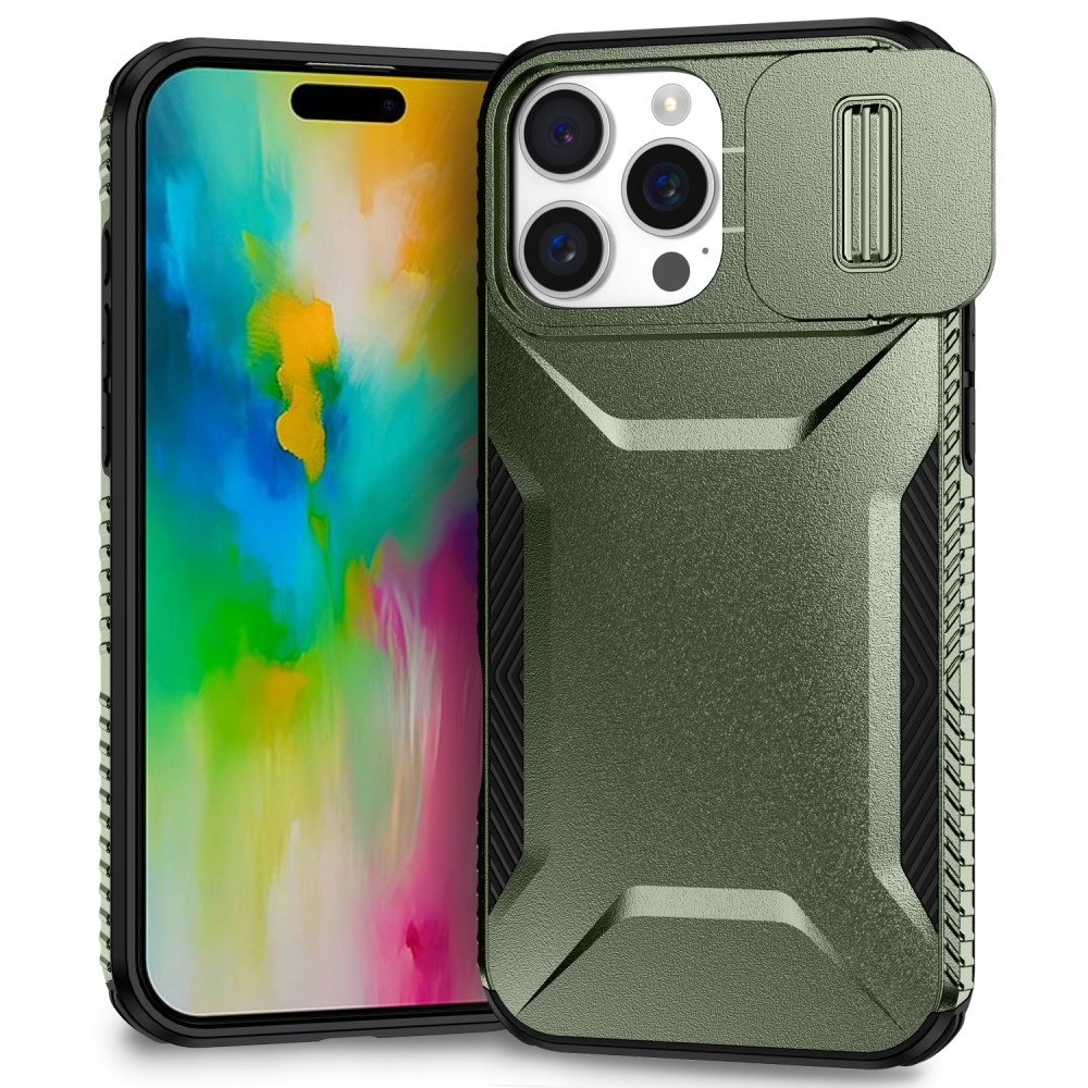  iPhone 16 Pro Skal CamShield Hybrid Grön