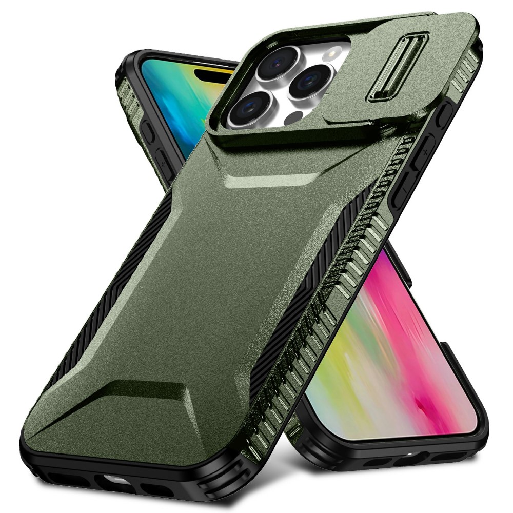  iPhone 16 Pro Skal CamShield Hybrid Grön