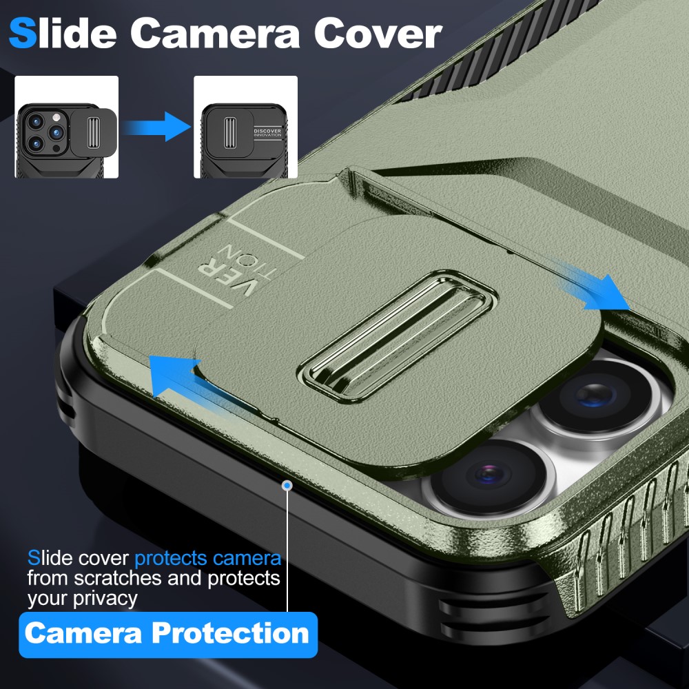  iPhone 16 Pro Skal CamShield Hybrid Grön