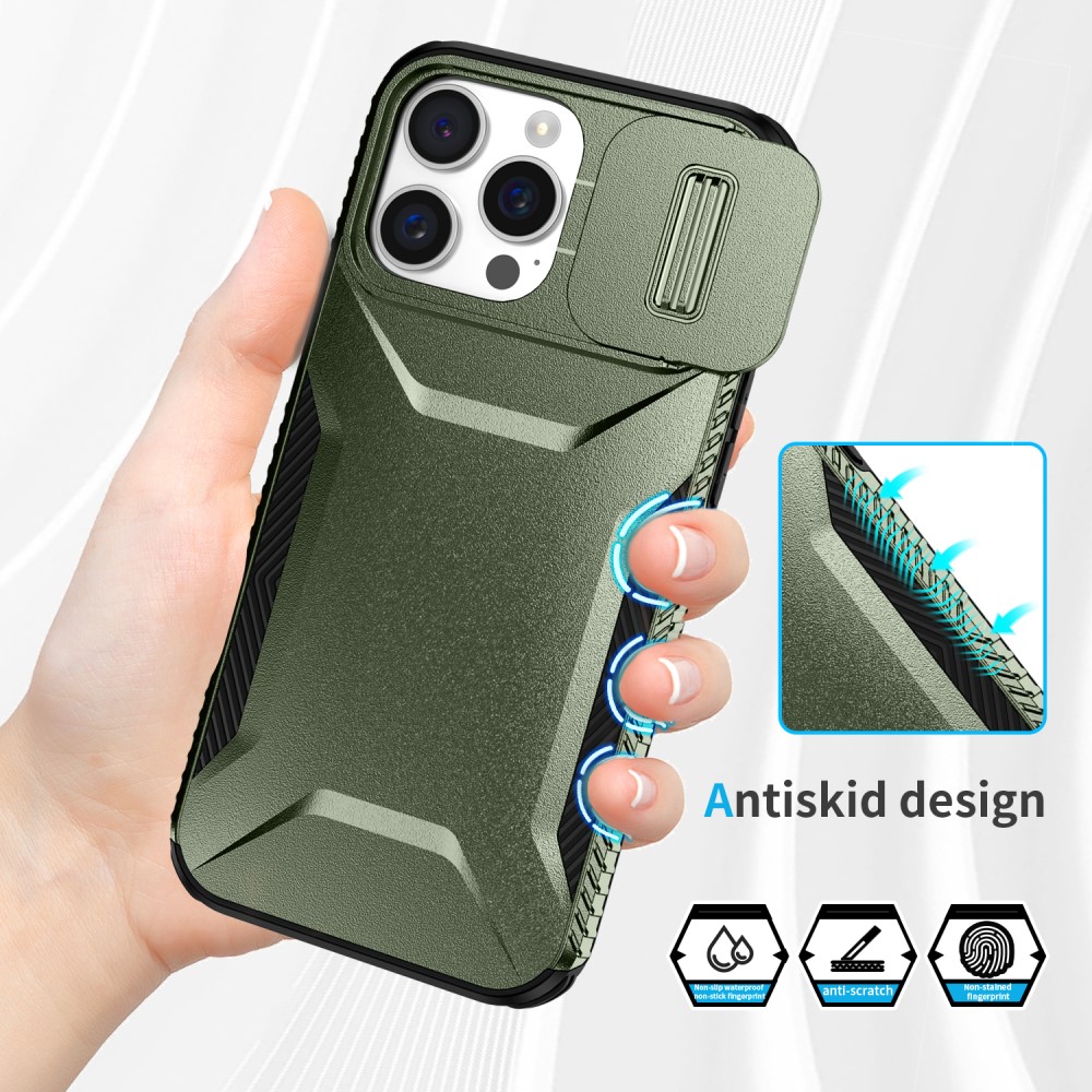  iPhone 16 Pro Skal CamShield Hybrid Grön