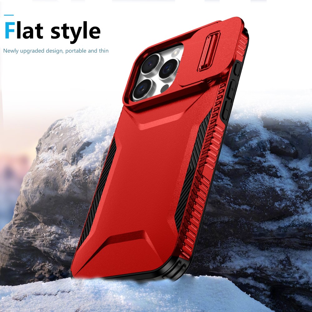  iPhone 16 Pro Skal CamShield Hybrid Röd