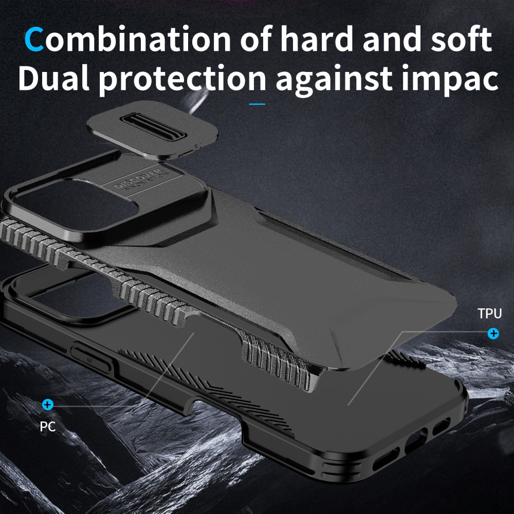  iPhone 16 Pro Max Skal CamShield Hybrid Svart