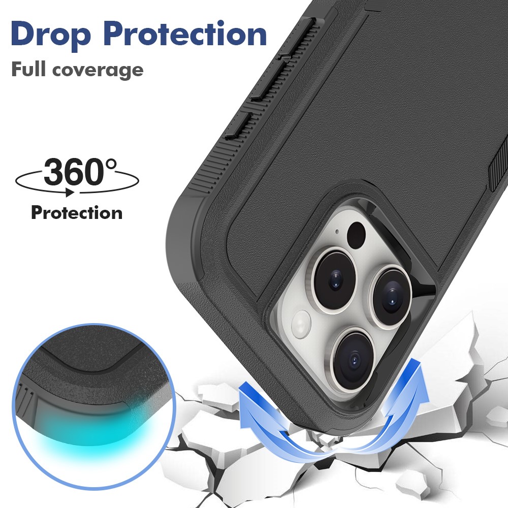  iPhone 16 Pro Skal Extreme Shockproof Svart