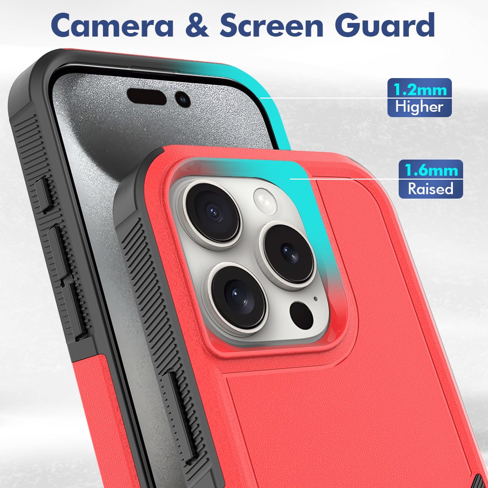  iPhone 16 Pro Skal Extreme Shockproof Röd