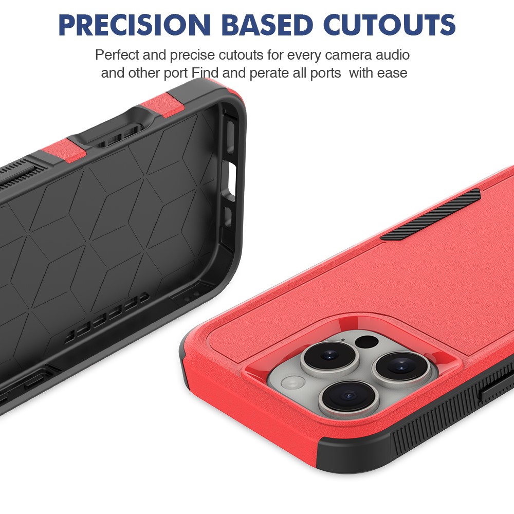  iPhone 16 Pro Skal Extreme Shockproof Röd