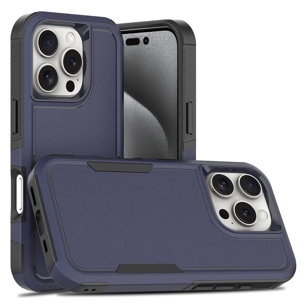  iPhone 16 Pro Skal Extreme Shockproof Mörk Blå