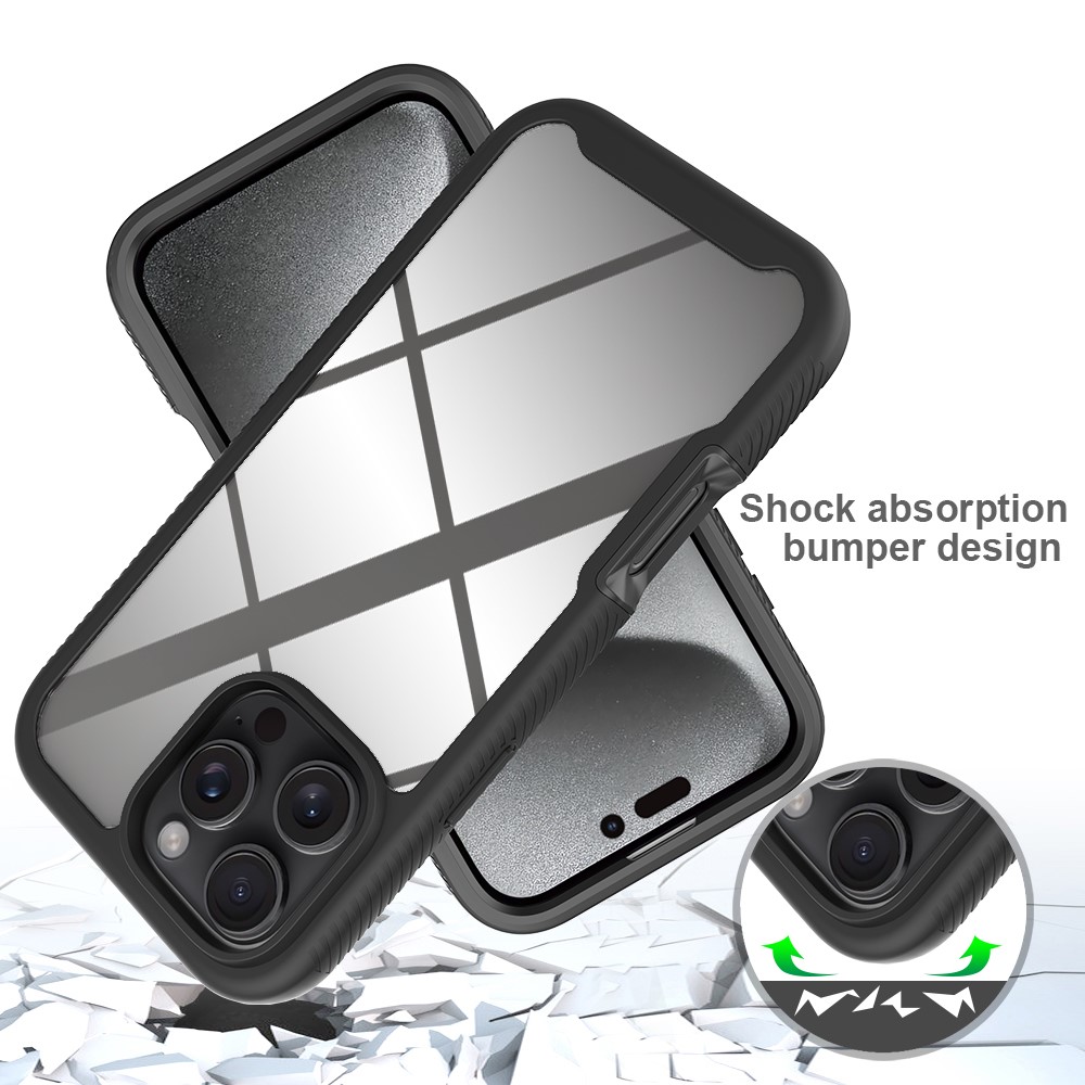  iPhone 16 Pro Max Skal 360 Hybrid Defence Svart
