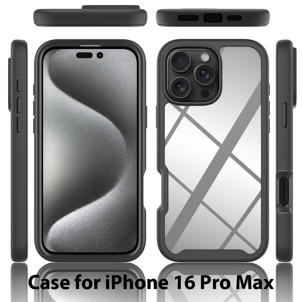  iPhone 16 Pro Max Skal Hybrid Defence Svart