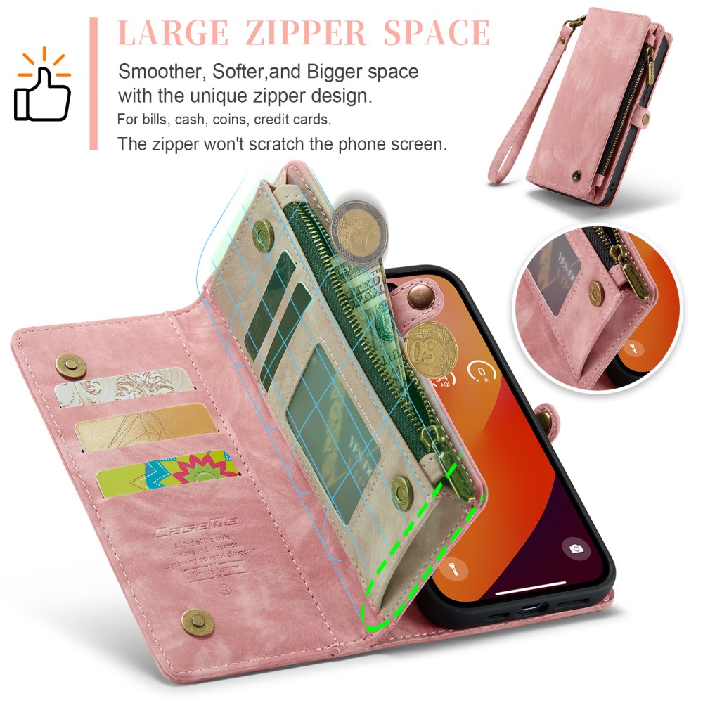 CASEME CASEME iPhone 16 Pro Max Fodral Multifunktionell Rosa