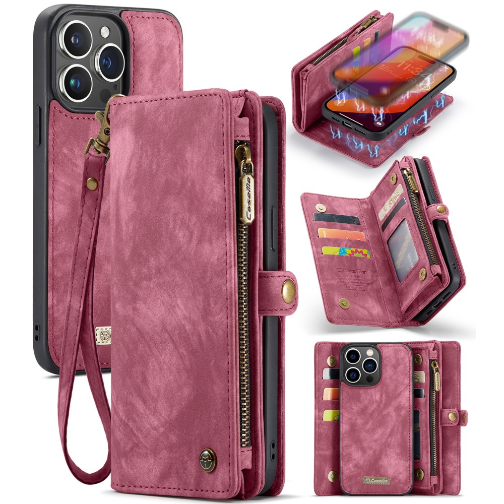 CASEME CASEME iPhone 16 Pro Max Fodral Multifunktionell Röd