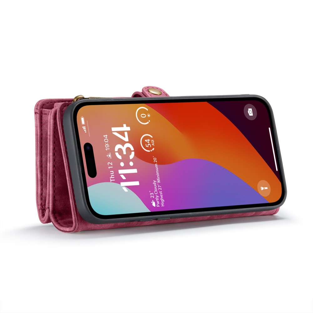 CASEME CASEME iPhone 16 Pro Max Fodral Multifunktionell Röd