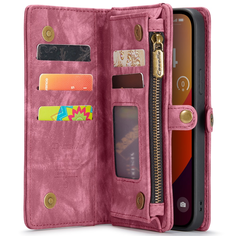 CASEME CASEME iPhone 16 Pro Fodral Multifunktionell Röd