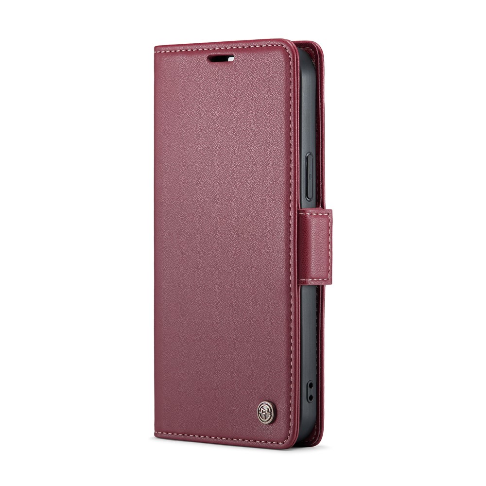 CASEME CASEME iPhone 16 Pro Max Fodral Läder RFID Röd