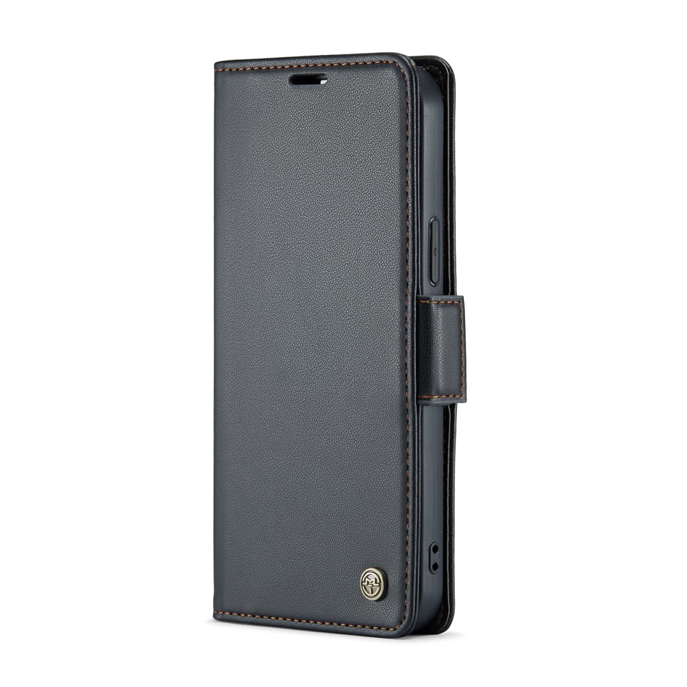 CASEME CASEME iPhone 16 Pro Max Fodral Läder RFID Svart