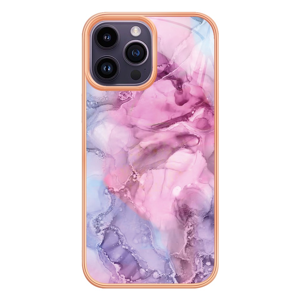  iPhone 16 Pro Max Skal TPU Marmor Rosa