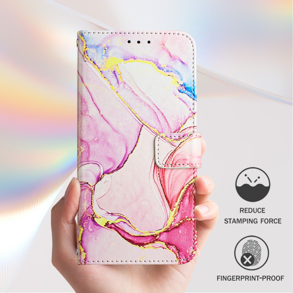  iPhone 16 Pro Max Fodral Marmor Roséguld