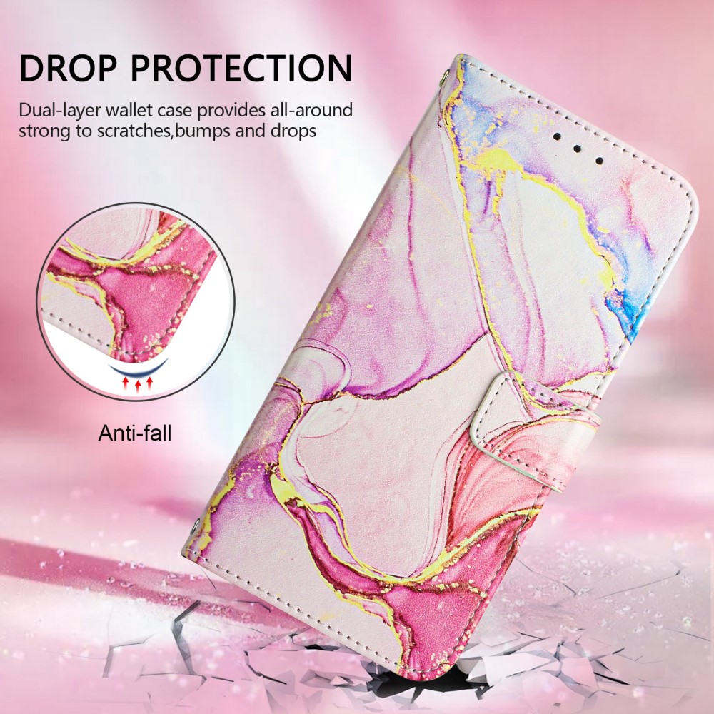  iPhone 16 Pro Max Fodral Marmor Roséguld