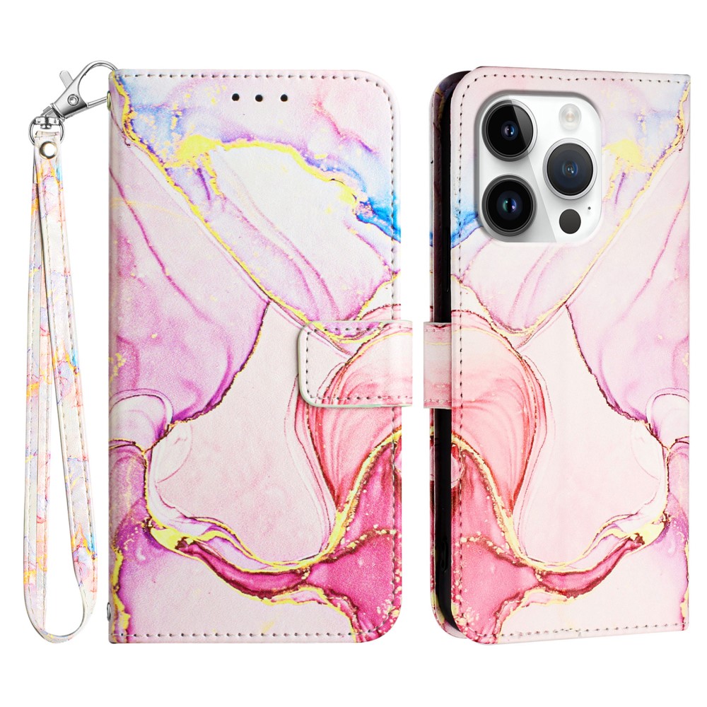  iPhone 16 Pro Max Fodral Marmor Roséguld
