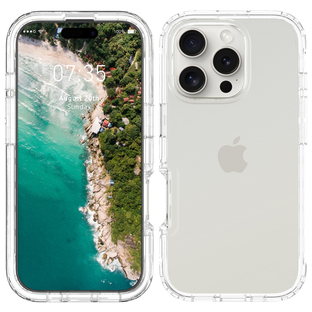  iPhone 16 Pro Max Skal Hybrid Defence Transparent