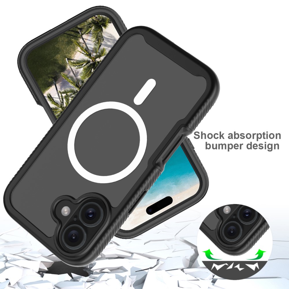  iPhone 16 Pro Max Skal MagSafe 360 Hybrid Defence Svart