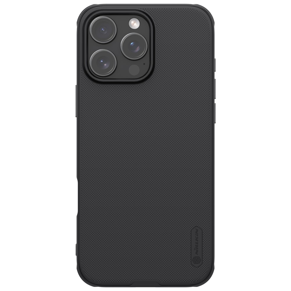 NILLKIN NILLKIN iPhone 16 Pro Skal Frosted Shield Pro Svart