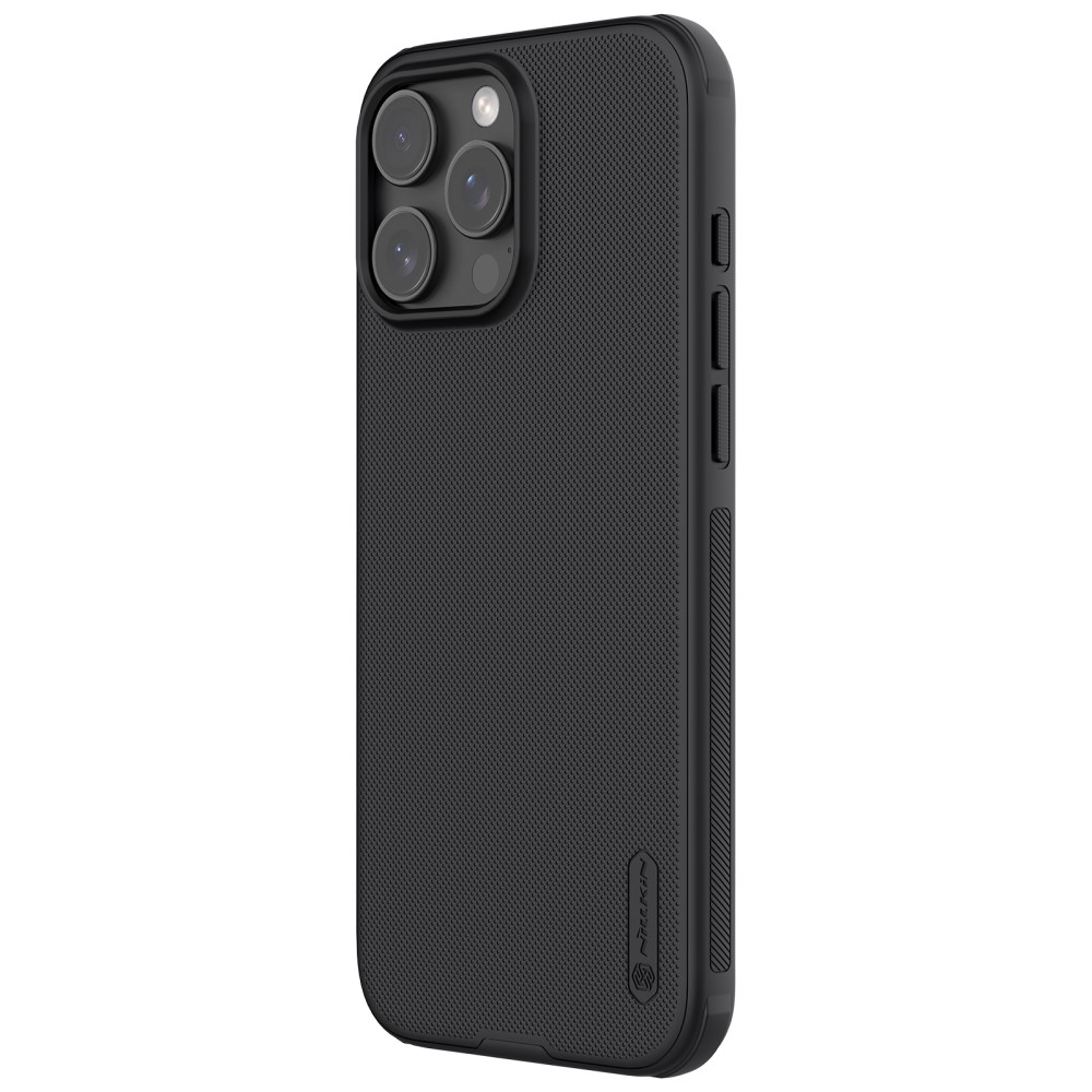 NILLKIN NILLKIN iPhone 16 Pro Skal Frosted Shield Pro Svart
