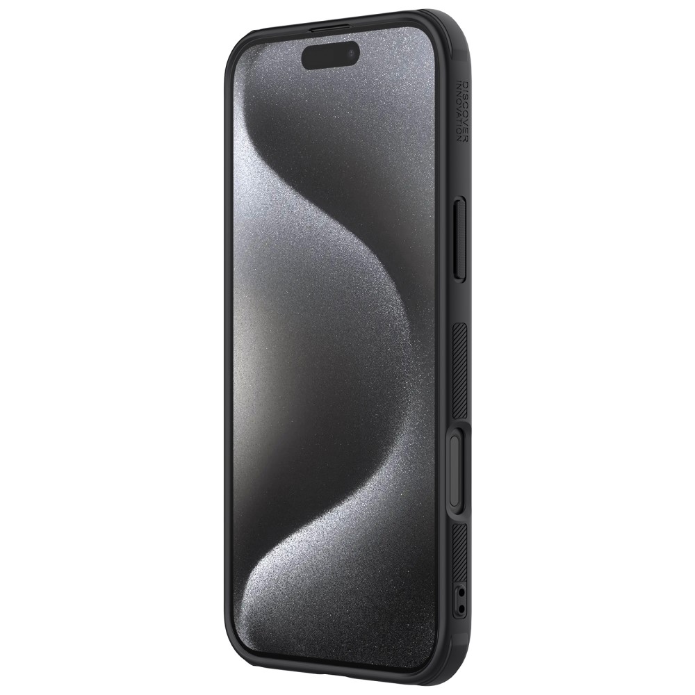 NILLKIN NILLKIN iPhone 16 Pro Skal Frosted Shield Pro Svart