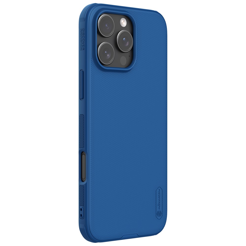 NILLKIN NILLKIN iPhone 16 Pro Skal Frosted Shield Pro Blå