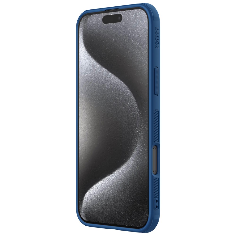 NILLKIN NILLKIN iPhone 16 Pro Skal Frosted Shield Pro Blå