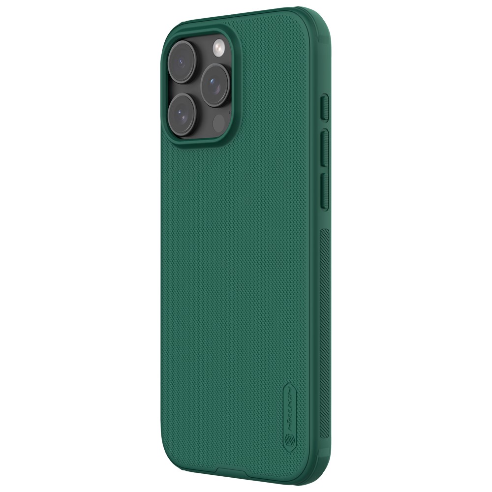 NILLKIN NILLKIN iPhone 16 Pro Skal Frosted Shield Pro Grön