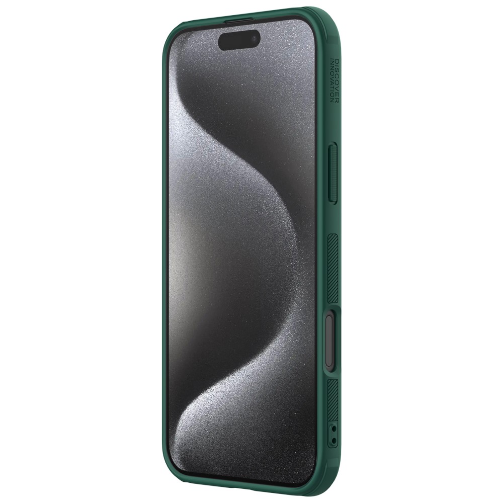 NILLKIN NILLKIN iPhone 16 Pro Skal Frosted Shield Pro Grön
