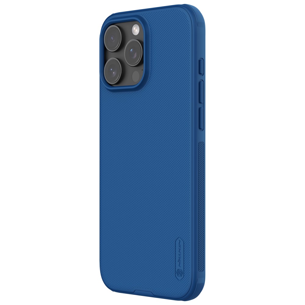 NILLKIN NILLKIN iPhone 16 Pro Skal MagSafe Frosted Shield Pro Blå