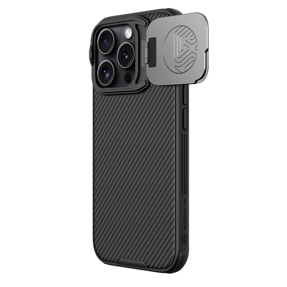 NILLKIN NILLKIN iPhone 16 Pro Skal MagSafe CamShield Prop Kickstand Svart
