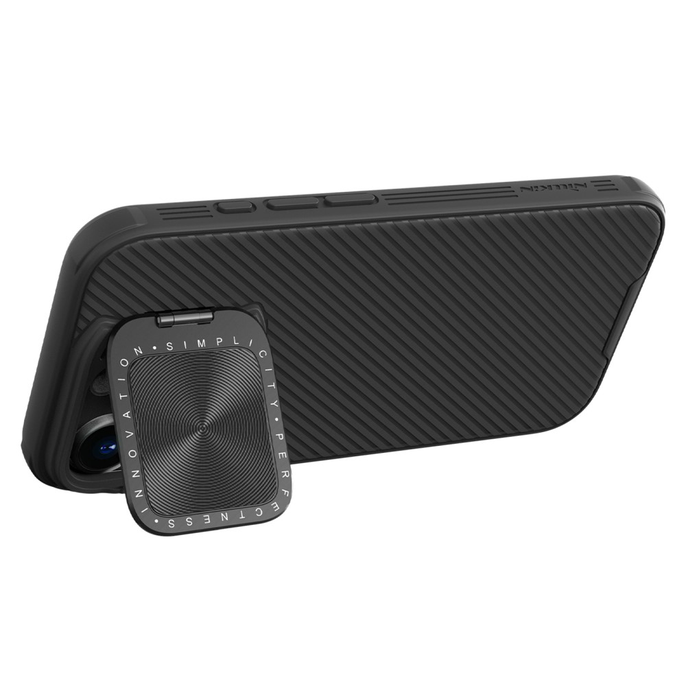 NILLKIN NILLKIN iPhone 16 Pro Skal MagSafe CamShield Prop Kickstand Svart