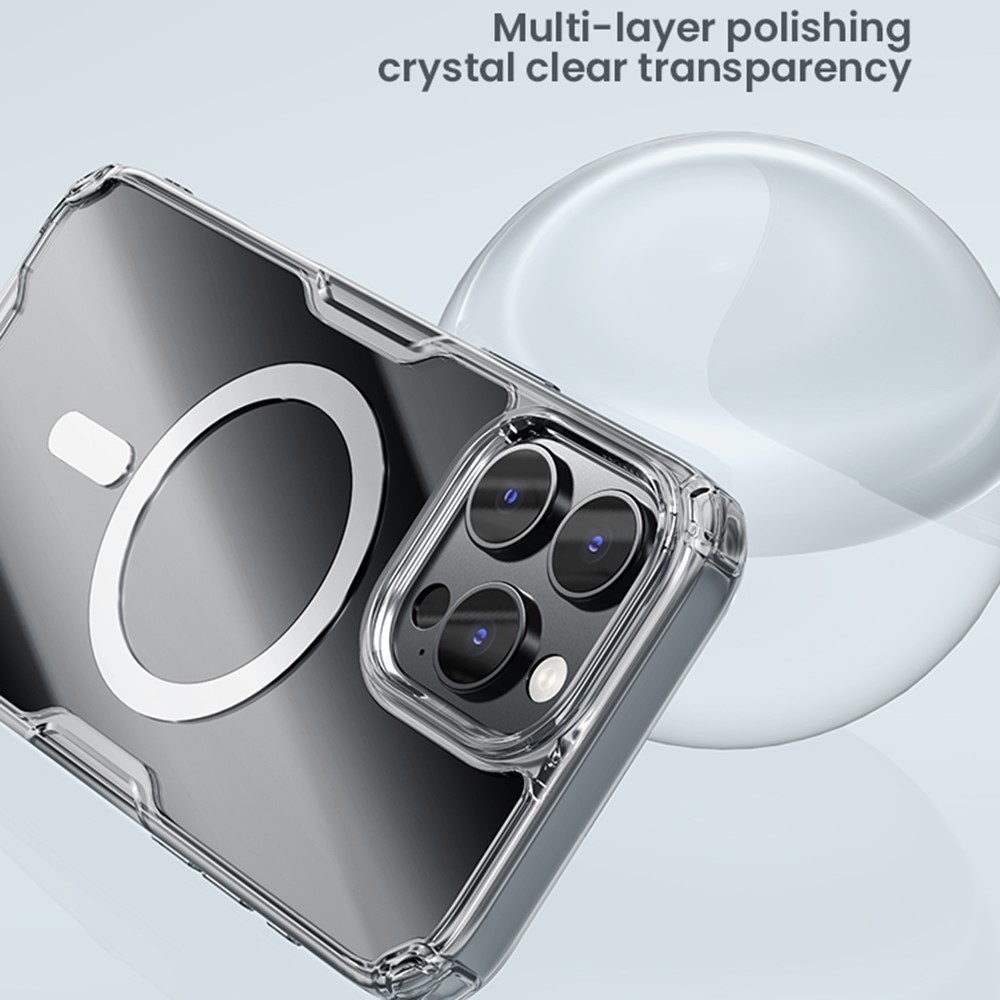 NILLKIN NILLKIN iPhone 16 Pro Max Skal MagSafe Pro Blå
