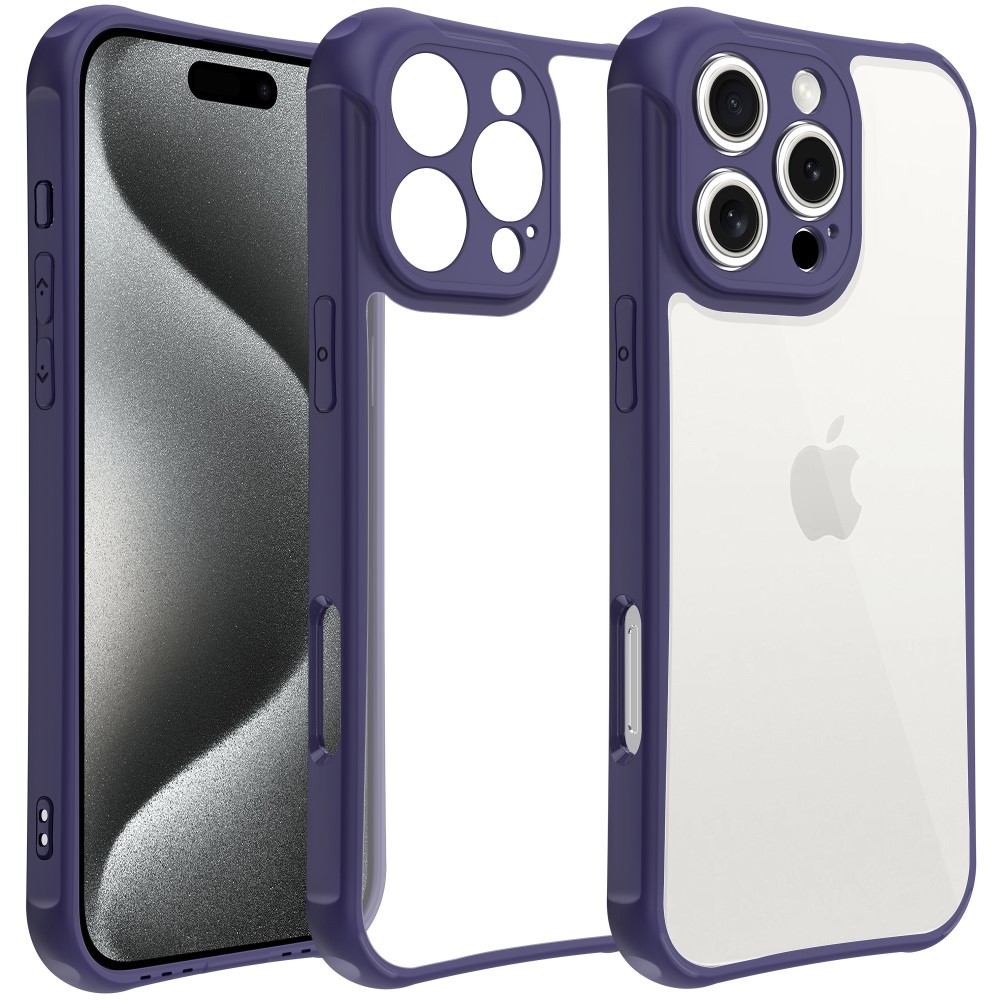 LEEU DESIGN LEEU DESIGN iPhone 16 Pro Max Skal Shockproof Mörk Blå/Lila