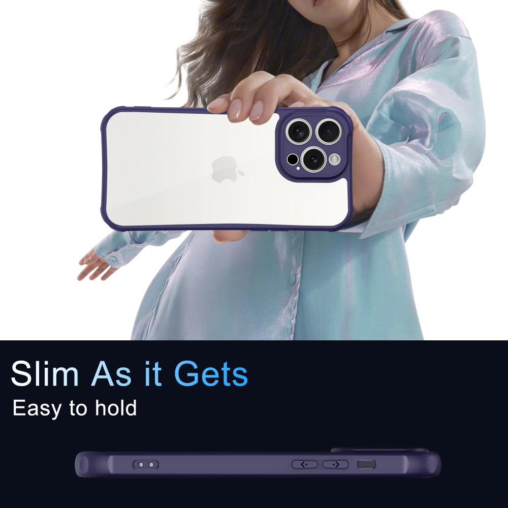 LEEU DESIGN LEEU DESIGN iPhone 16 Pro Max Skal Shockproof Mörk Blå/Lila