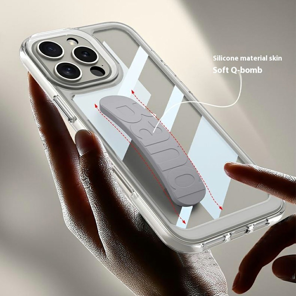 GKK GKK iPhone 16 Pro Skal Hand Strap Hybrid Blå