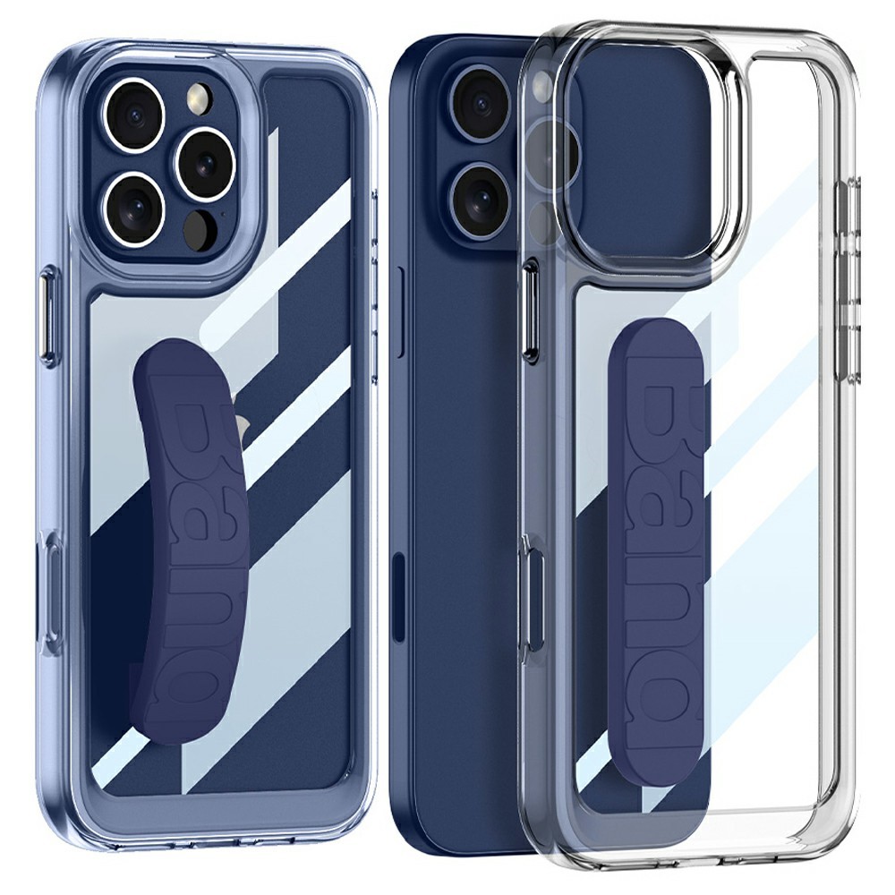 GKK GKK iPhone 16 Pro Max Skal Hand Strap Hybrid Blå