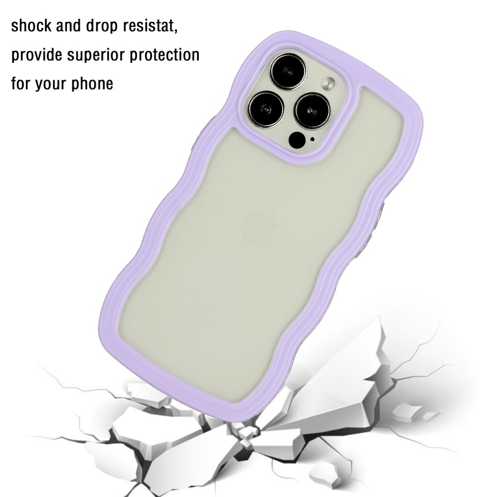  iPhone 16 Pro Skal Wavy Hybrid Lila