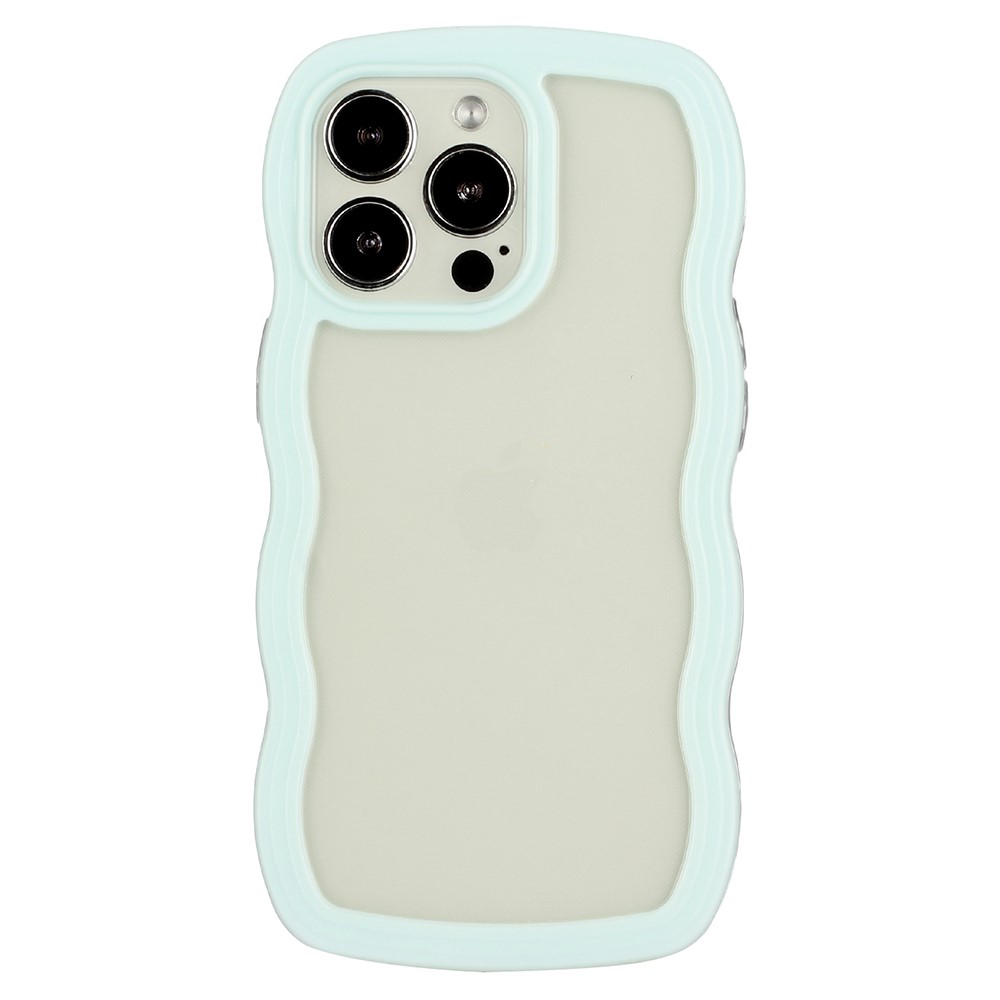  iPhone 16 Pro Skal Wavy Hybrid Ljus Blå
