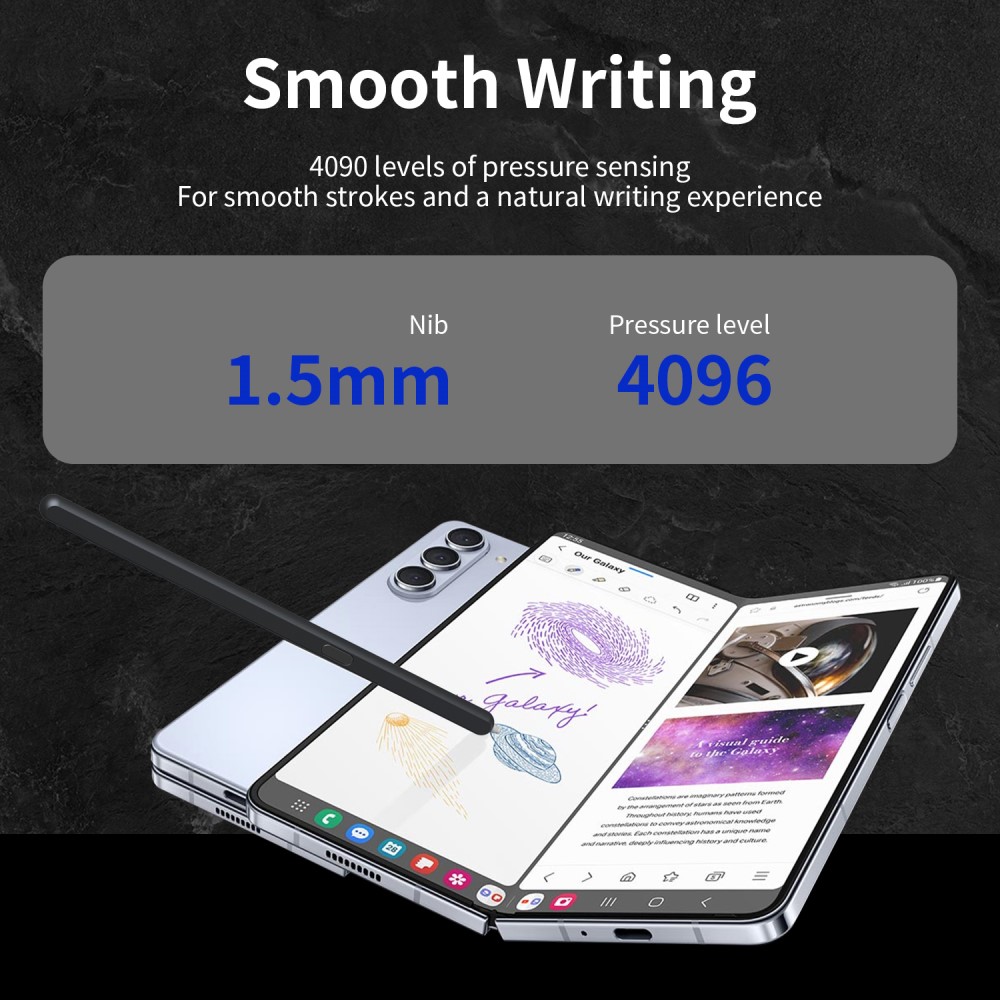  Samsung Galaxy Z Fold 6/5/4/3 Stylus Pen Svart