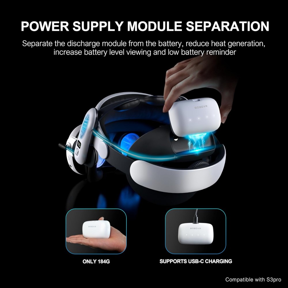 BOBOVR BOBOVR 10000 mAh B100 Batteripaket För BOBOVR S3 Pro