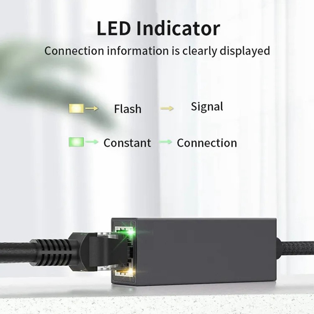 MINDPURE MINDPURE USB-A 2.0 - RJ45 Nätverksadapter Svart